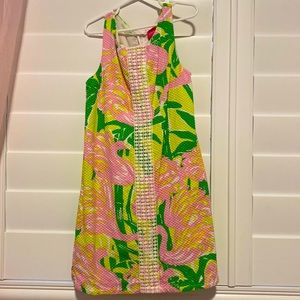 Lilly Pulitzer girls medium 7/8 shift dress
